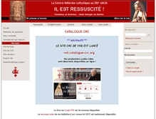 Tablet Screenshot of contre-reforme-catholique.org